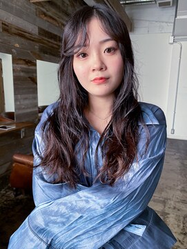 ヘアークラフト(Hair Craft) ニュアンスパーマ×暗髪ロング/岡山/縦落ちデジタルパーマ