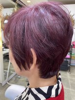 ヘアーハーツ(Hair Hearts)&nbsp;くびれショート/大人ショート/個性派かわいいピンクカラー！