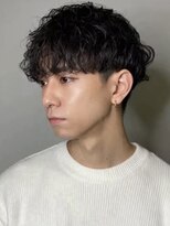 ヌーン ヘアメイク プラス ハッピータイムズ(NOON hair make+happy times)&nbsp;刈り上げ/ツーブロック/波巻きツイストスパイラル/マッシュ