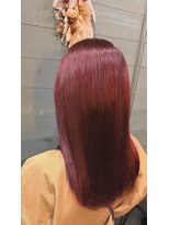 マーシュ(marshu) ブリーチなしCherry red