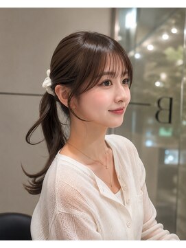 ベル 新宿(Belle) 大人ヘア　ロングカット　レイヤー　顔まわりカット　前髪カット