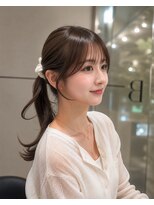 ベル 新宿(Belle) 大人ヘア ロングカット レイヤー 顔まわりカット 前髪カット