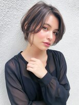 アニモフィオレンテ 南越谷店(animoFIORENTE) +animo南越谷+ミントグレージュ×ハイライトの大人ショートヘアe