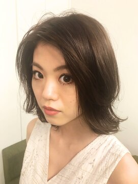 ローレンアンドパレード 並木坂店(Lauren&Parade) ヌーディーグレージュ×外ハネボブ