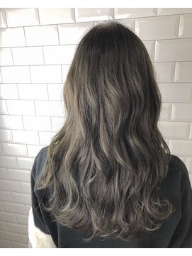 クレアール ブローテ(CREAR brote) 【CREAR brote】ディープグレージュ×ロングウェーブ