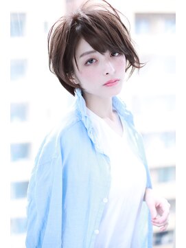 シーラス バイクラウドゼロ(Cirrus by Cloud zero) ベージュ小顔ショートボブスタイル【Cirrus by Cloud zero】