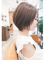 トゥーナ 表参道(tona)&nbsp;【to/na】宮崎えりな大人かわいい小顔ショートココアブラウン