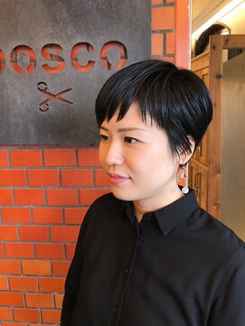 ボスコ 下北沢店(bosco) 黒髪ショート　≪saya≫