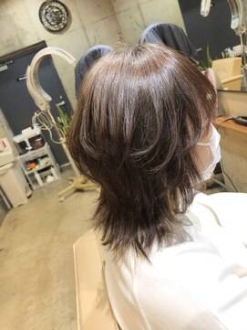 ヘアサロン レーヌ(Hair salon Reine) くびれ×ウルフレイヤー