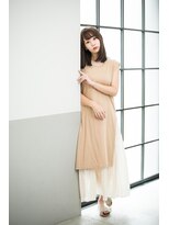 カリン 横浜店(carin) 【carin横浜】暗めカラー/大人ガーリー/鎖骨ミディアム/艶カラー