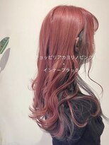 リーヘア(Ly hair) チョッピリアカヨリノピンク×インナーブラック！＊°+