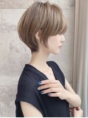 ショートボブ髪型30代40代50代前髪あり前髪なし面長丸顔114