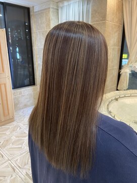 シャンティ 平岸店(Shanti) ○グレージュ/ハイライト/艶髪ロング○  菅野裕太