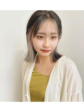 スニュウ(snuw) snuw大人気インナーホワイティ　伏見/栄/インナーカラー/ボブ