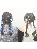 ハートおさげ