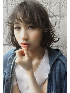 アン センター南(un) コテ巻き簡単ボブ【センター南髪質改善オージュア認定サロン】