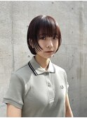 ◎ミニボブ縮毛矯正ショートボブストレートパーマ
