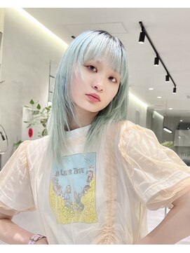 ベック(BECK) ルーツカラー_水色×ブラック