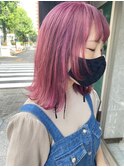 【minim×日比】ハイトーンカラー ピンクラベンダー