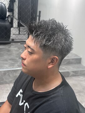 ジェントル(GENTLE) メンズショート短髪アップバング