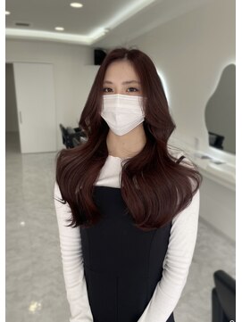 サジャ バイ エレン(SAJA by Ellen) ピンクブラウン[韓国ヘア/レイヤーカット/ザクザクレイヤー]