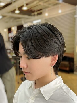 レボルトヘアー(R EVOLUT hair) ナチュラルセンターパートニュアンスパーマフェザーパーマ柏駅
