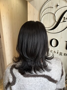イコウヘアデザイン(icou hair design) 地毛風アッシュグレー