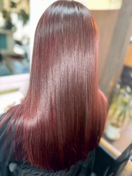 カラーズ(THE COLORS)の写真/今までの縮毛矯正とはまるで別物！手触り、質感、艶感、まとまりが驚くほど向上♪地毛のような自然さも◎