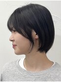 小顔似合わせショートボブ