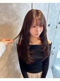 心斎橋 毛先ワンカールレイヤーロング