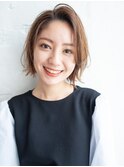 大人かきあげボブ