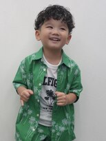 アストロ(ASTRO)&nbsp;ホワイトメッシュ×韓国風キッズパーマおしゃれキッズ男の子