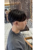 20代大人男性マッシュ×センターパートニュアンスパーマ