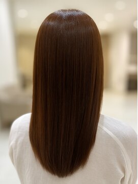 ロンロンシャ 都ホテル店(RONRONCHAT) 30代×ロングレイヤ×オーガニックカラー グレージュ