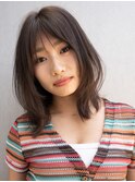 池袋美容室HOLON【くびれミディアム/ハッシュカット】