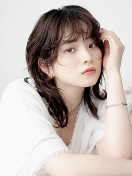 エミュー 大船店(emue) 大船駅ワンカラーブリーチなしダブルカラーオリーブブラウン30代