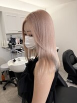 ヴィア 京都烏丸(Via)&nbsp;ケアブリーチ/ダブルカラー/ピンクベージュ/ピンク/髪質改善