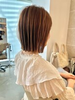 ロシェ 横浜店(loche)&nbsp;小顔ヘイリーボブ×髪質改善×ココアベージュ[横浜駅]