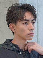 フィフス(fifth)&nbsp;原宿ニュアンスパーマフェザーパーマメンズカットセンターパート