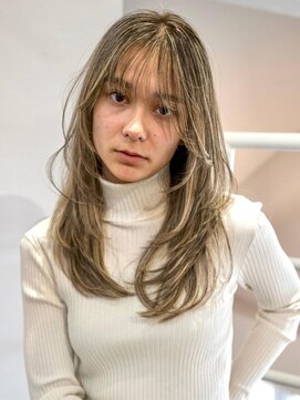 コードライン 飯田店(CODE.LINE) 《CODE.LINE》セミロングレイヤーハイライト