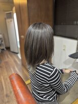 ヘアメイク アンフィ(amphi)&nbsp;グレージュ系ハイライト