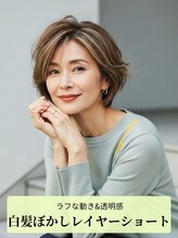 【ラフな動きと透明感をプラス】軽やかな印象のショート