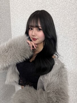 リリー(Lilley) 【本松美咲】暗めでも艶のあるラベンダーブラック