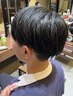 【聖波指名】メンズカット+縮毛矯正+トリートメント ￥12,100