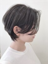 ネオリーブウリ 二子玉川店(Neolive uri)&nbsp;ホワイトグレージュミニウルフデジタルパーマチェリーブラウン