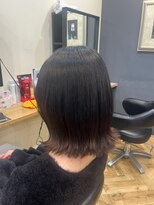 アルター(aL ter)&nbsp;外ハネボブ［ワンホンレイヤー/ダークブルー/鎌取］長野歌穂