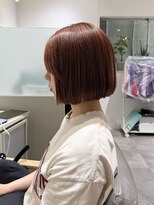 エス 大阪梅田店(es) まとまるボブ暖色カラー