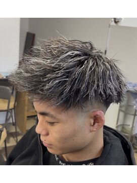 ヘアクリエイトブラス メンズ(Hair Create BRAS Men's) ホワイトメッシュツイストジェット