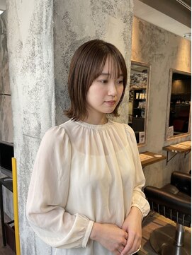 モードケイズ テソロ店(MODE K's) 【こなれ感UP】外はねボブ×透明感カラー