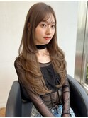 【山田】シースルーバングロングレイヤーハッシュカット